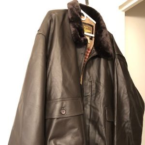 Men's Heavy, Lined Leather Jacket